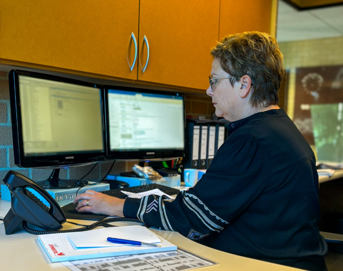 Ellen receptioniste medewerker rouwmaat groenlo