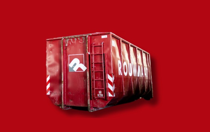 40 kuub m3 container rouwmaat afval bedrijven