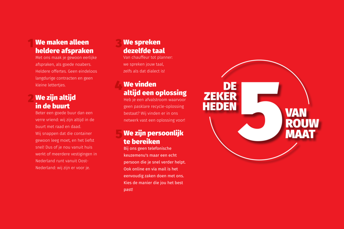 5 zekerheden rouwmaat afval