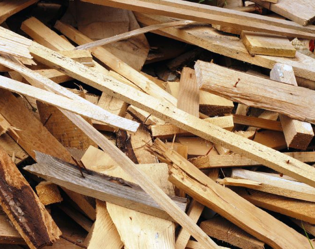 A-Hout rouwmaat afval