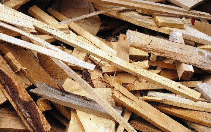 A-Hout rouwmaat afval
