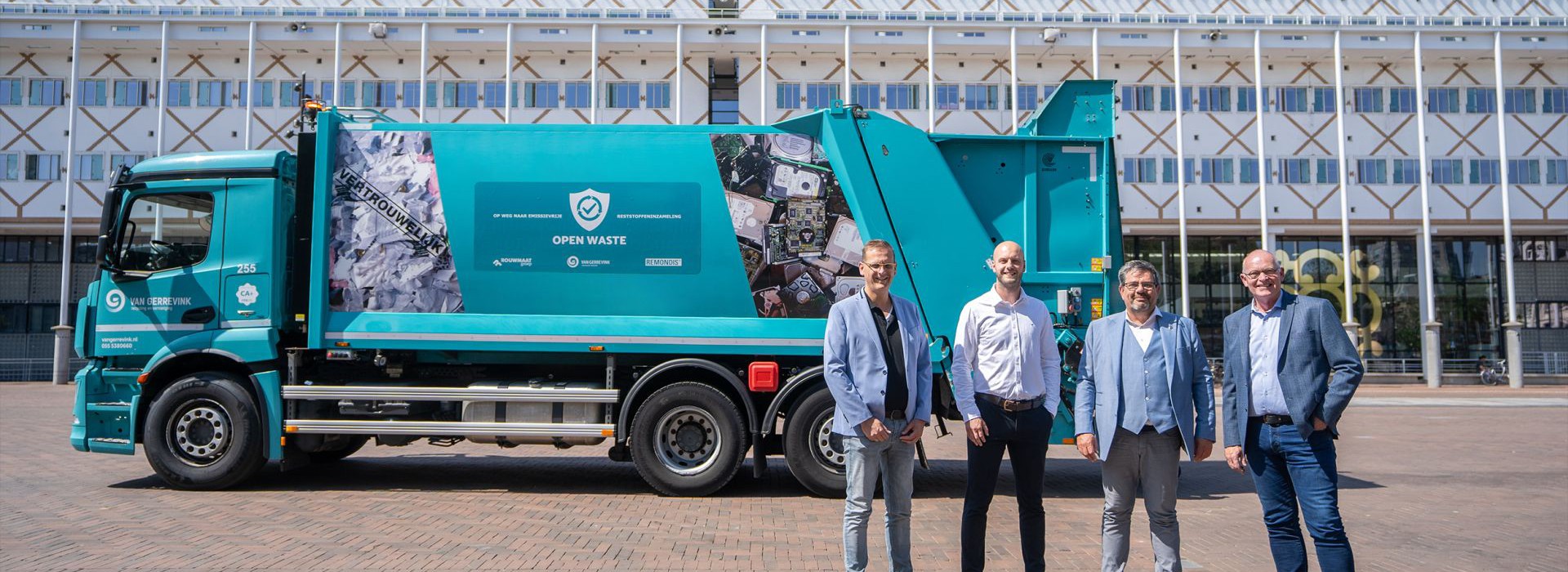 afval Openwaste perskraakwagen Jeroen Joling afvalinzameling Rouwmaat Apeldoorn