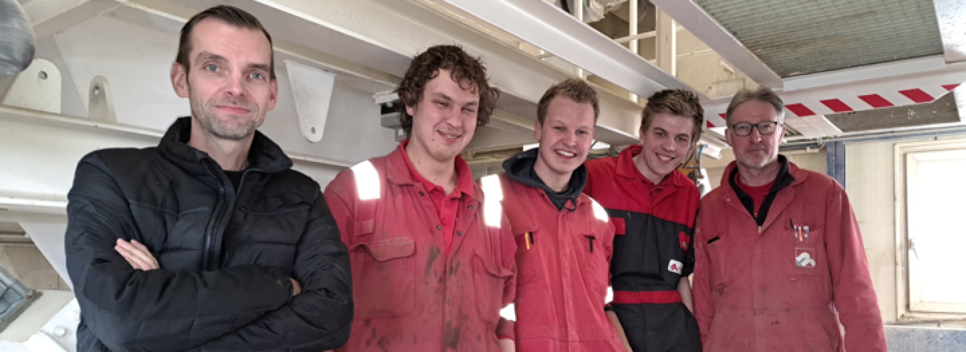 monteurs medewerkers Rouwmaat Klaas Iwan Casper Koen Peter
