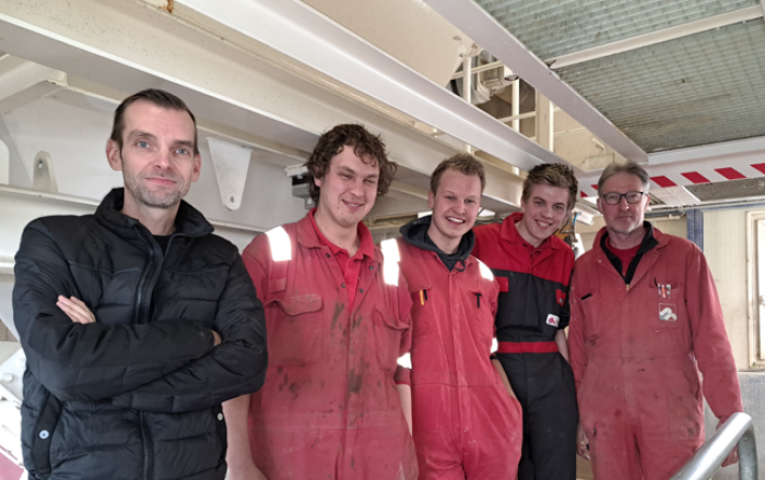 monteurs medewerkers Rouwmaat Klaas Iwan Casper Koen Peter