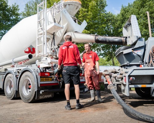 beton betonpomp chauffeurs Rouwmaat