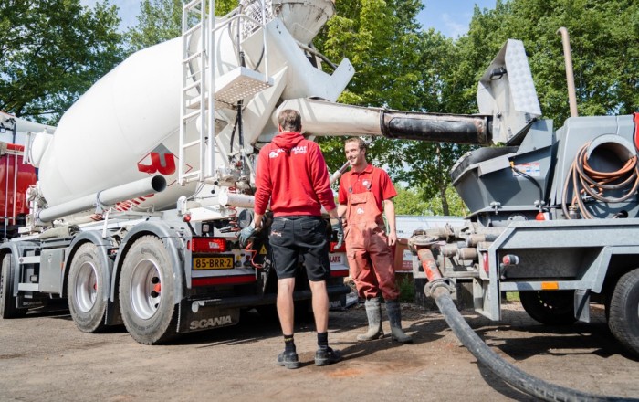 beton betonpomp chauffeurs Rouwmaat