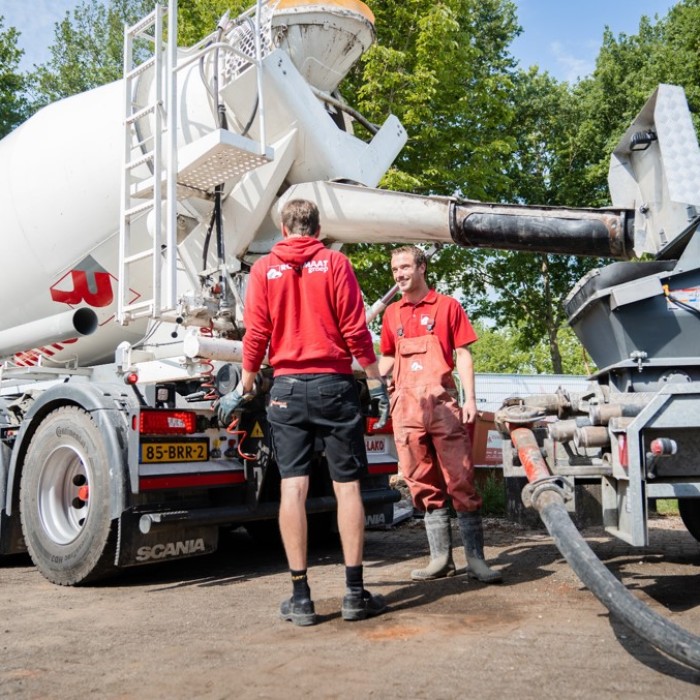 beton betonpomp chauffeurs Rouwmaat