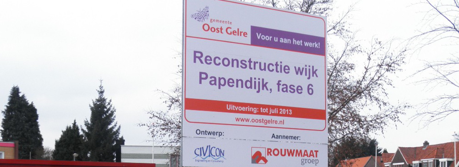 product bordbuster Rouwmaat gemeente Oost Gelre