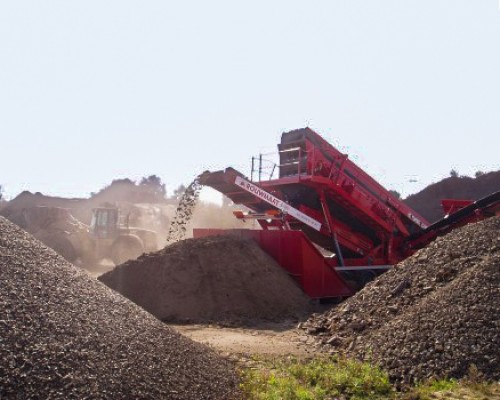 breker zand puin bouwstof