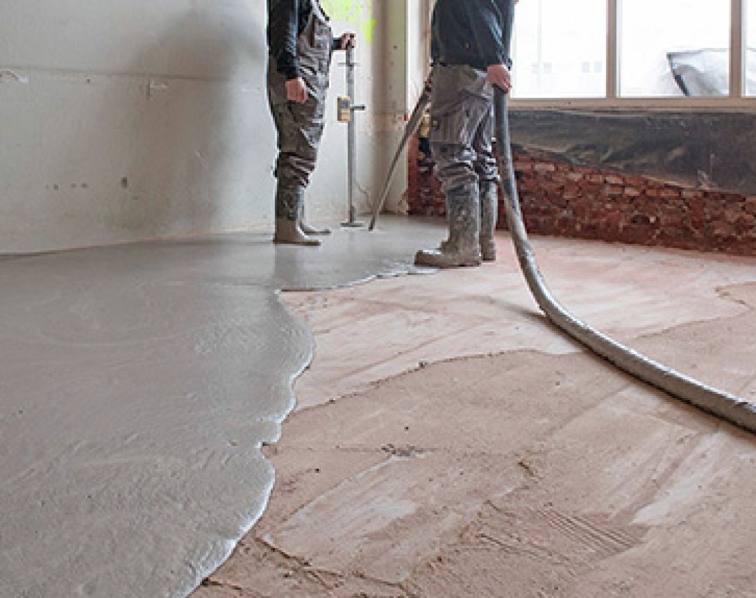 beton stort cementgebonden vloeivloer Enschede Rouwmaat Twente Overijssel