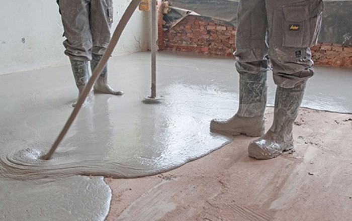 beton stort cementgebonden vloeivloer Enschede Rouwmaat Twente Overijssel