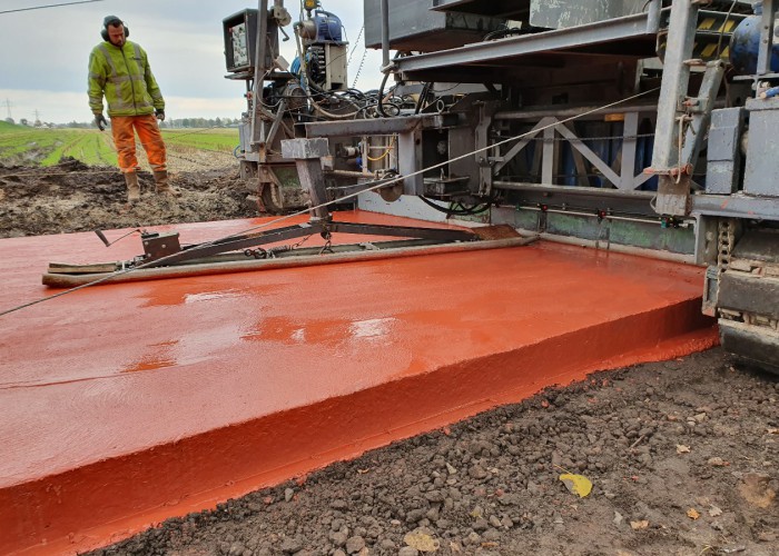 Beton cementloos storten