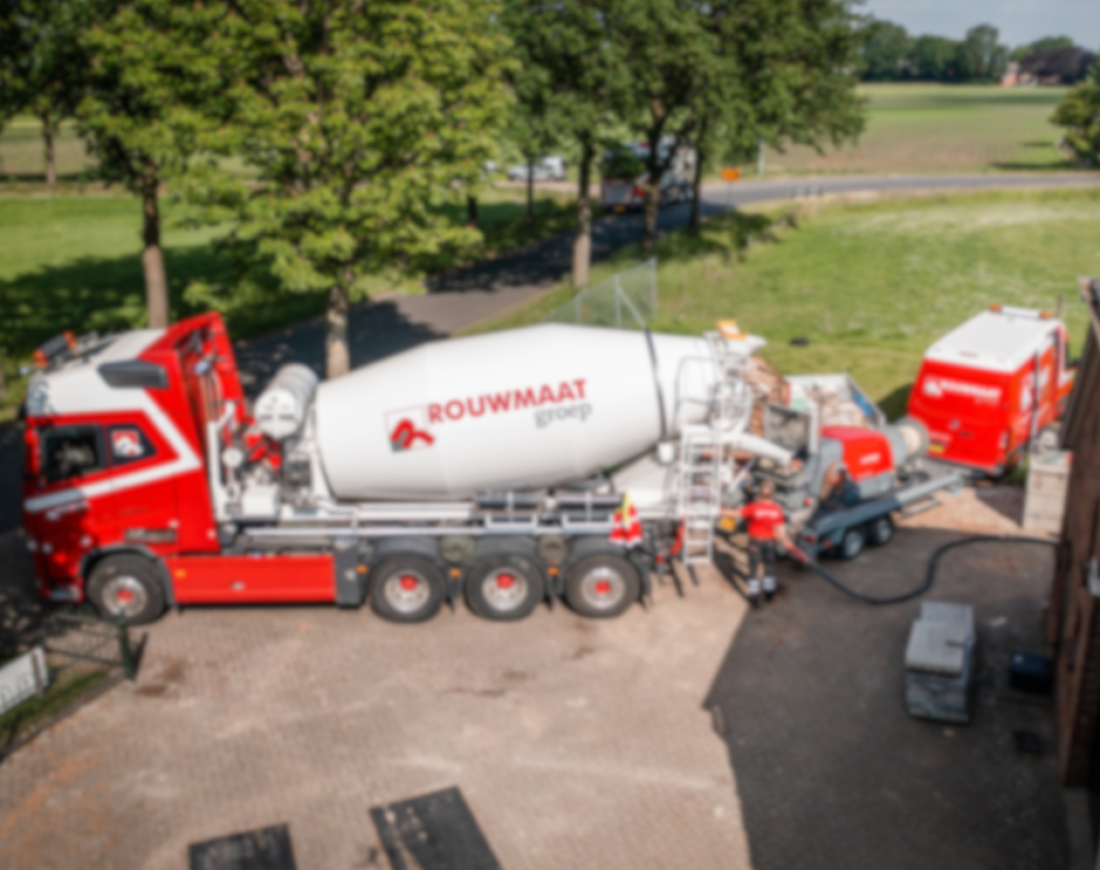 betonmixer vrachtwagen rouwmaat groenlo