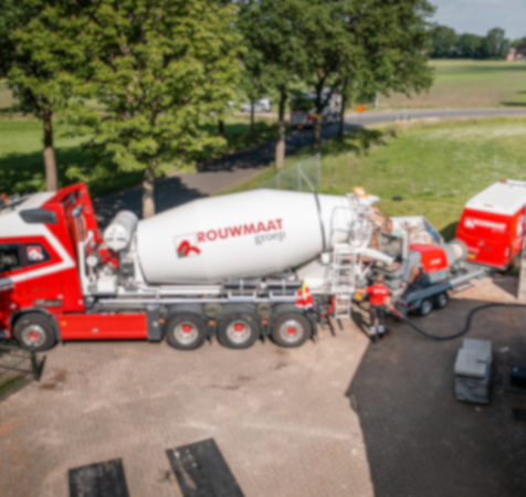 betonmixer vrachtwagen rouwmaat groenlo