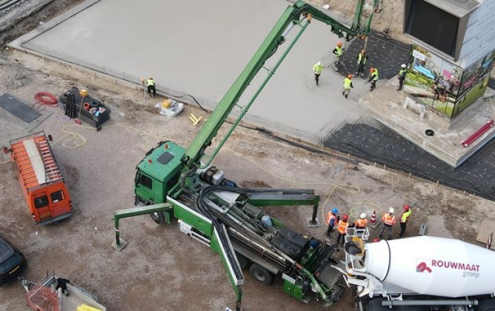 cementloos geopolymeer beton rouwmaat hengelo marktplein