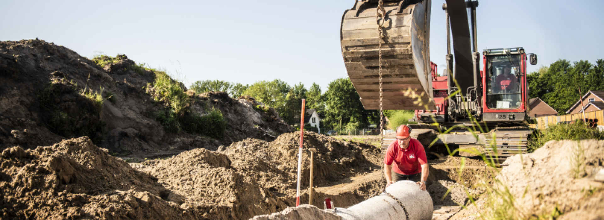Grondwerk riolering Marcel kraan infra