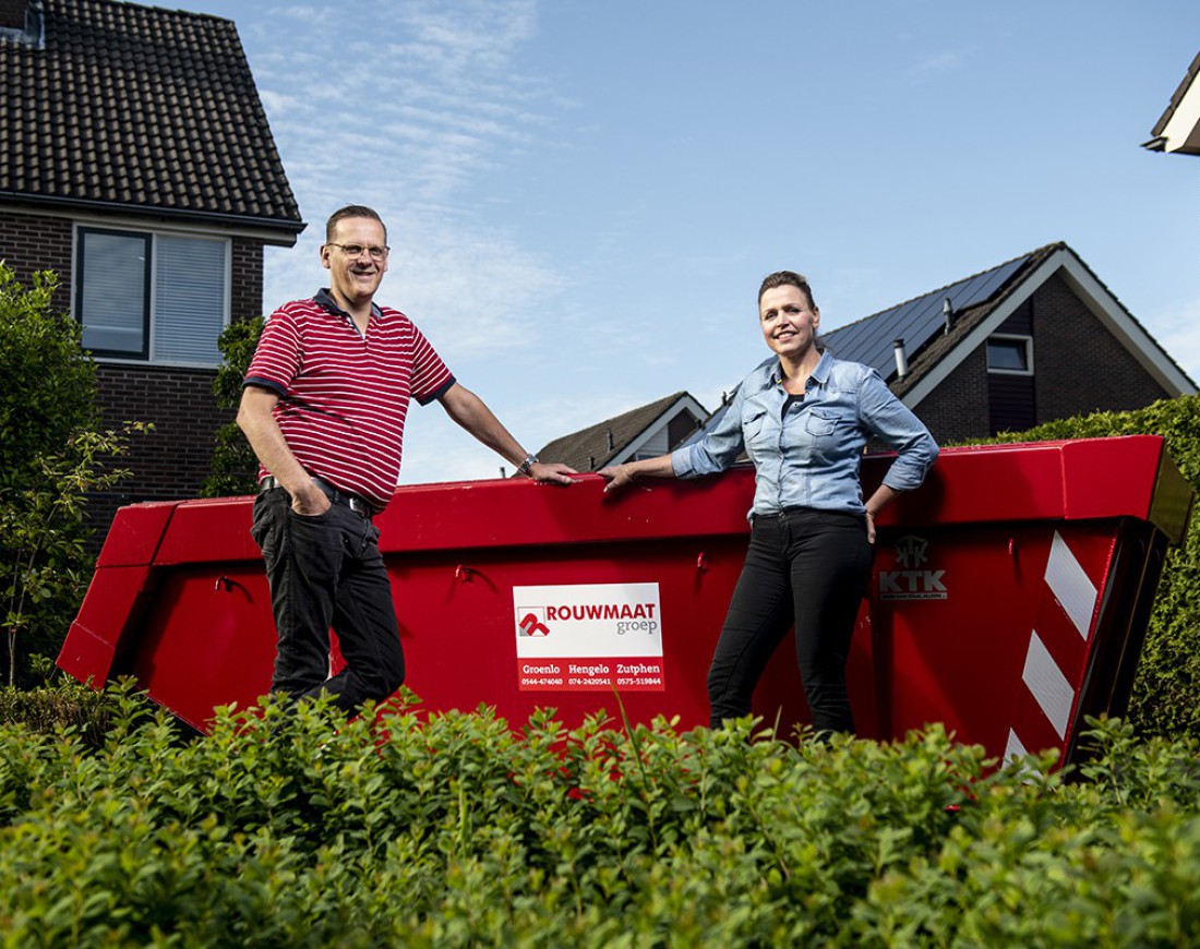 container bak bezorgen bouwafval Lichtenvoorde Rouwmaat Achterhoek