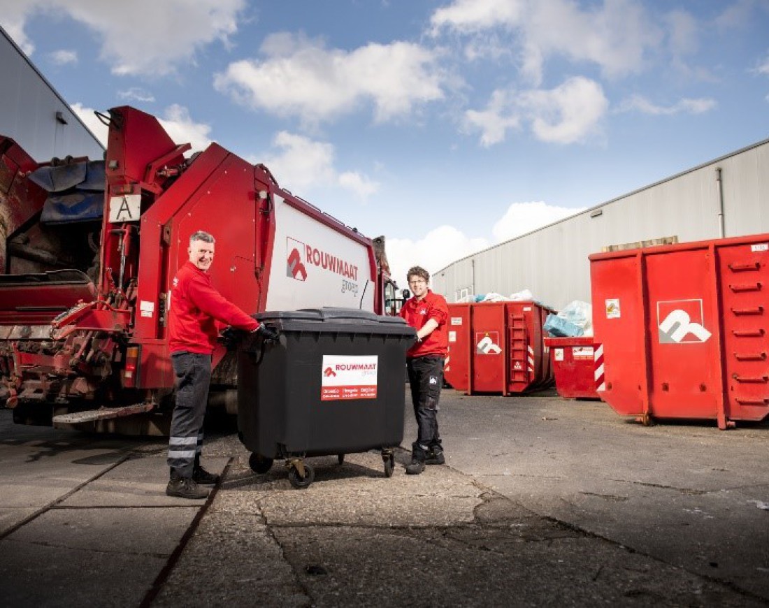 perskraakwagen vrachtwagen container chauffeurs medewerker Ben Klaassen Alexander Cupido Rouwmaat