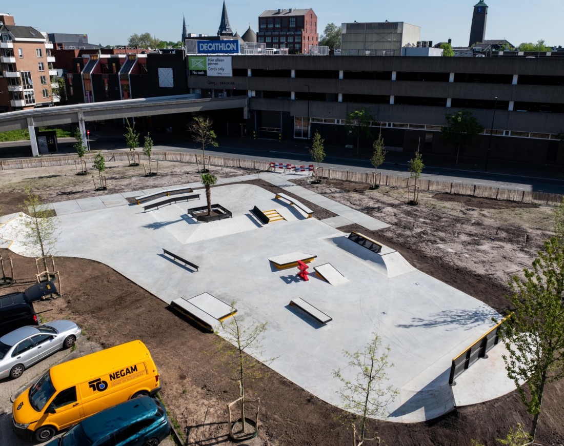 skatebaan beton Rouwmaat Enschede Overijssel Twente