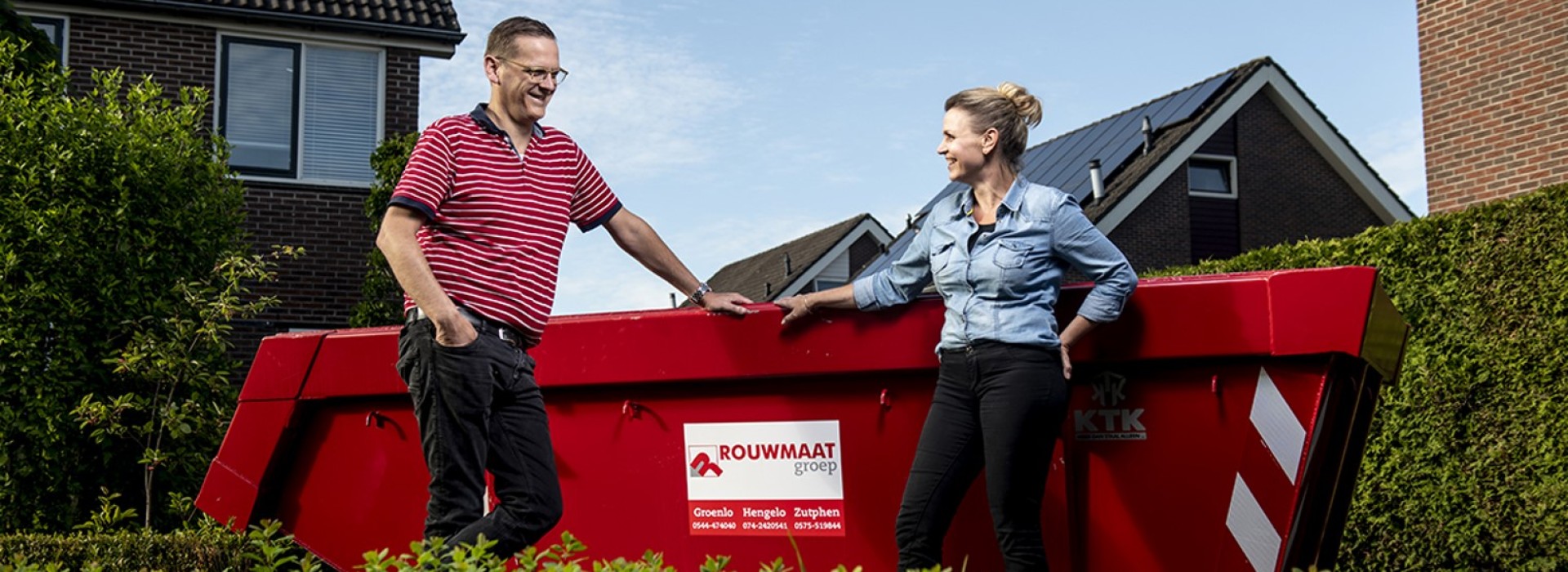 medewerker jeroen afval afzetcontainer particulieren rouwmaat