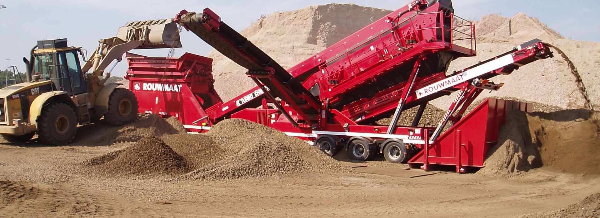 recycling mobiele menger Rouwmaat