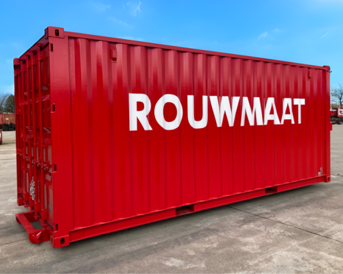opslagcontainer zeecontainer rouwmaat