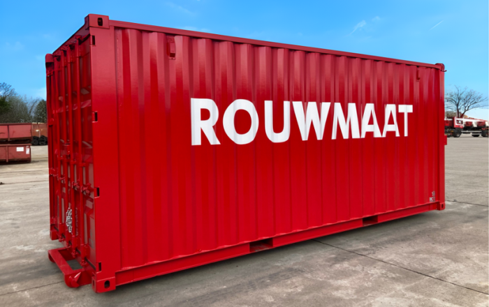 opslagcontainer zeecontainer rouwmaat