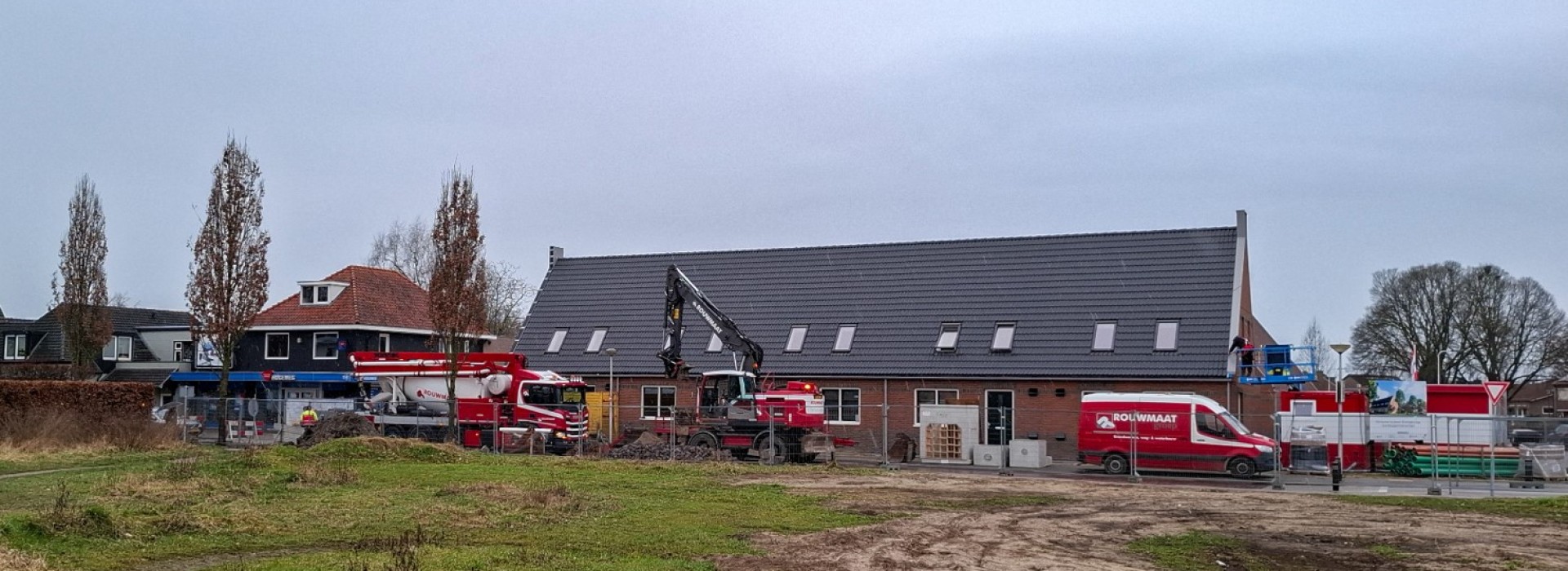 prowonen spoorstraat borculo rioleren betonmixer kraan rouwmaat