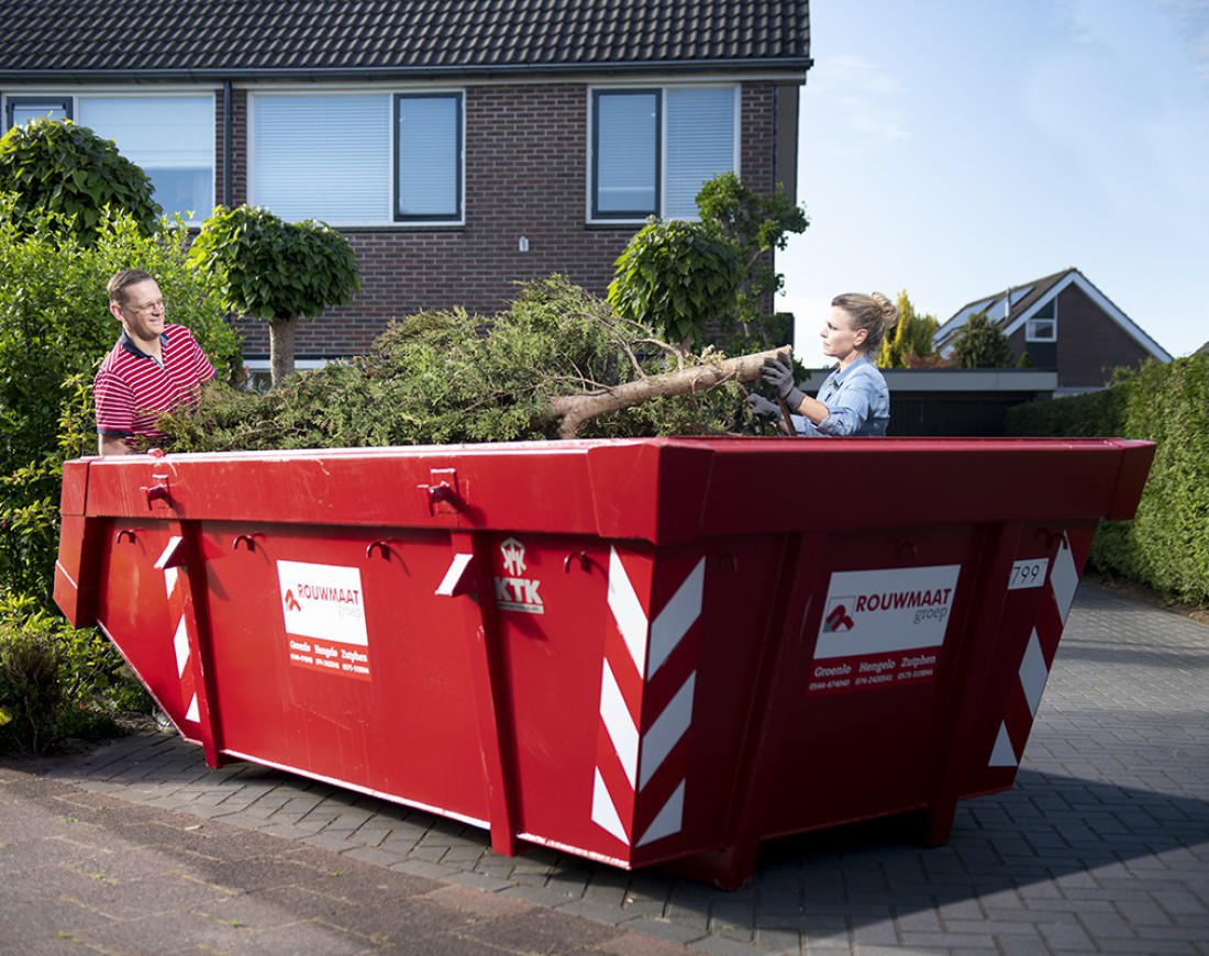 Afval afzetbak container Jeroen Lichtenvoorde