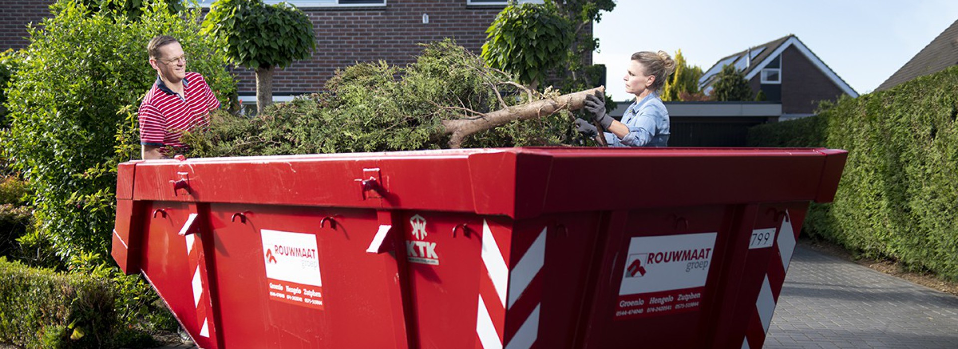 Afval afzetbak container Jeroen Lichtenvoorde