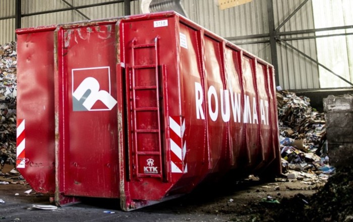 afval 40 kuub container Rouwmaat