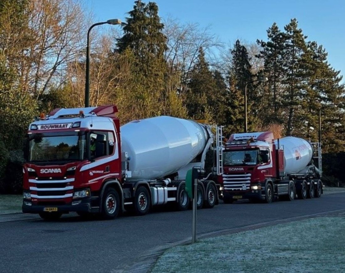 beton project storten Elite Neede vrachtwagen betonmixer Rouwmaat