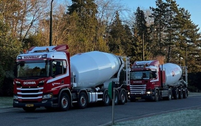beton project storten Elite Neede vrachtwagen betonmixer Rouwmaat