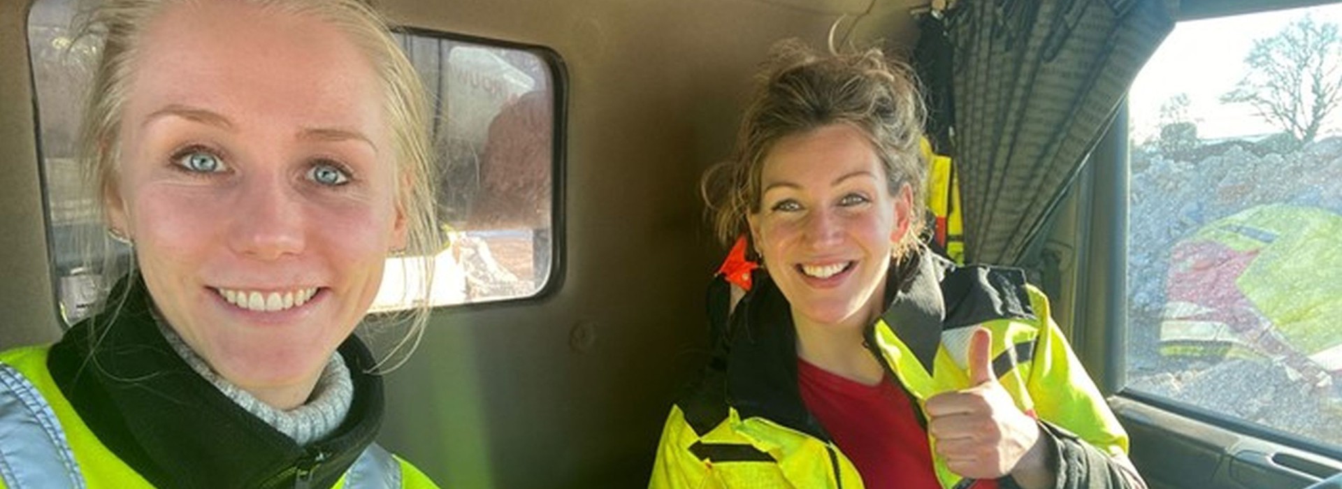 medewerker Sandra Klein Haneveld Karlijn Ottink vrachtwagen