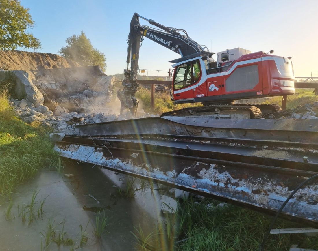 project sloop circulair Bolksbeek brug kraan Rouwmaat