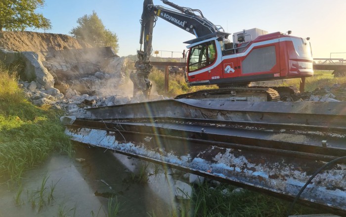 project sloop circulair Bolksbeek brug kraan Rouwmaat