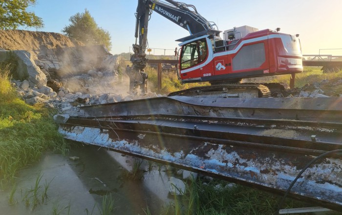 project sloop circulair Bolksbeek brug kraan Rouwmaat