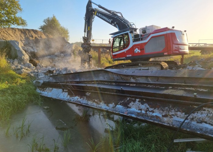 project sloop circulair Bolksbeek brug kraan Rouwmaat