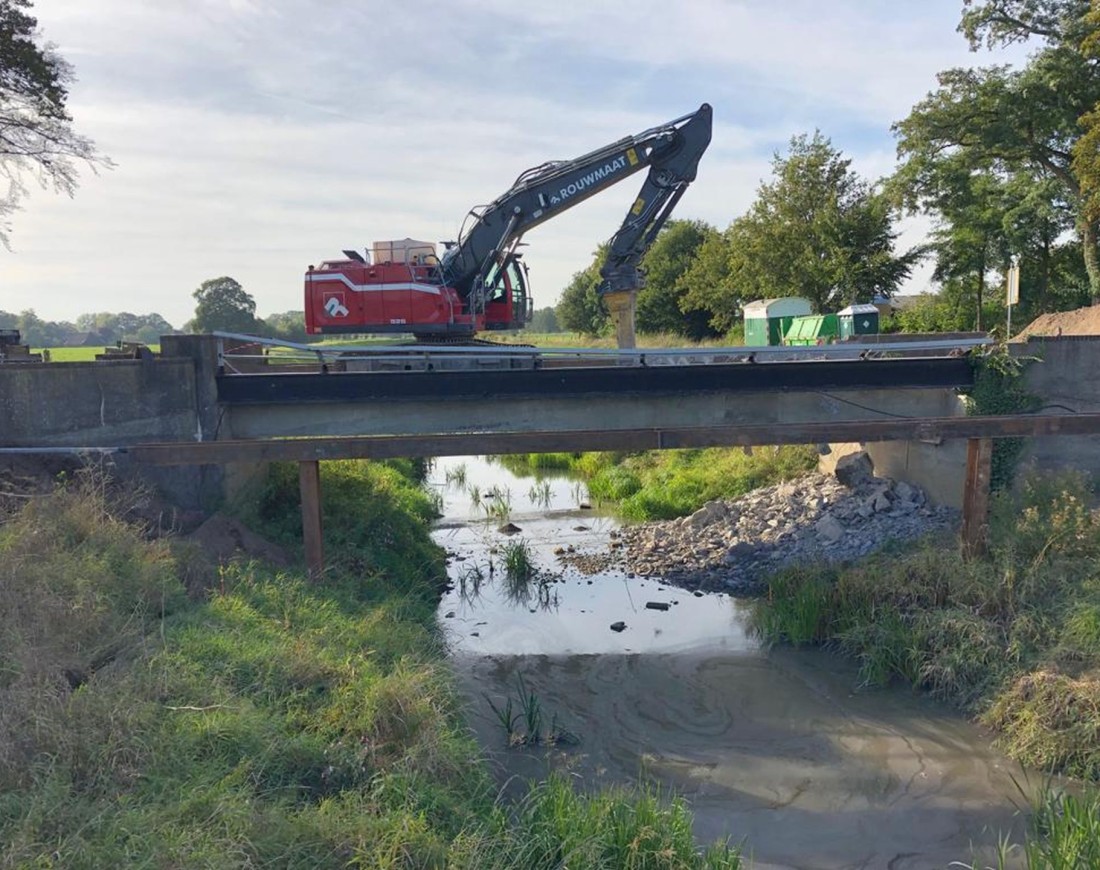 project sloop circulair Bolksbeek brug kraan Rouwmaat