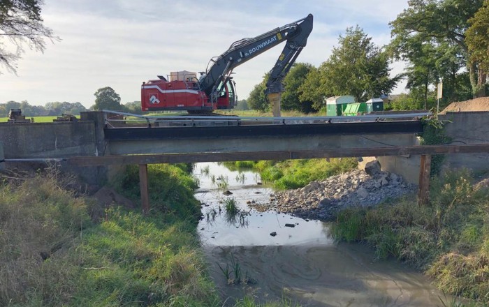 project sloop circulair Bolksbeek brug kraan Rouwmaat
