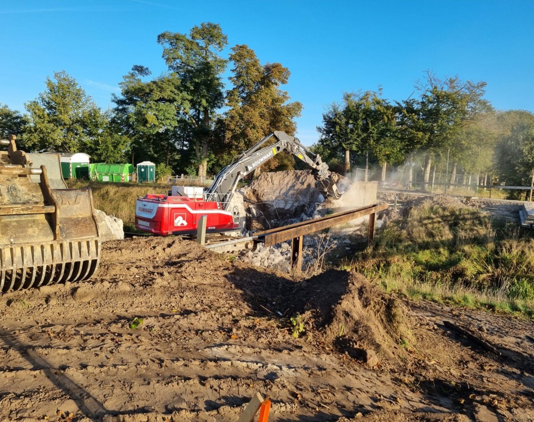 project sloop circulair Bolksbeek brug kraan Rouwmaat
