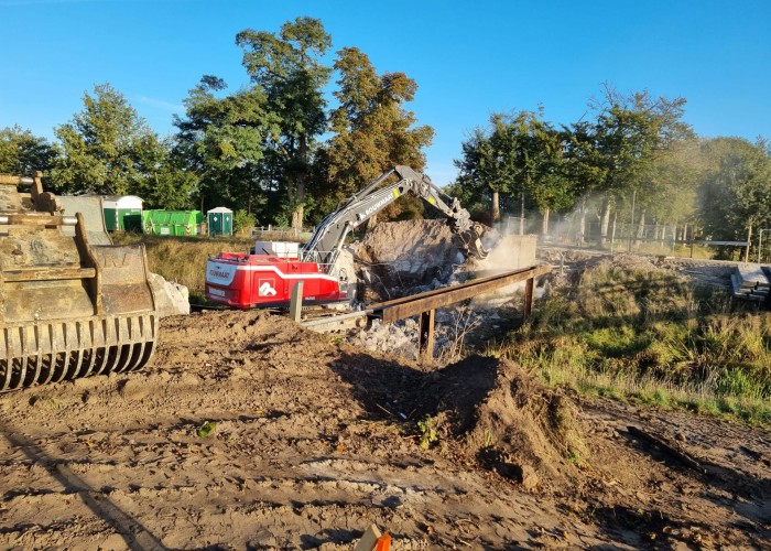 project sloop circulair Bolksbeek brug kraan Rouwmaat