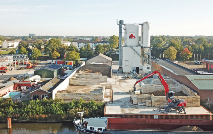 Rouwmaat kade Enschede beton grondstoffen