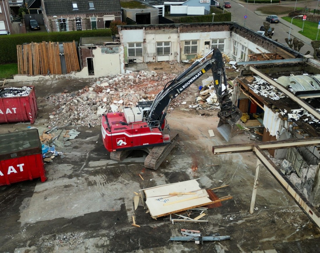 project sloop ontmanteling Royal Fassin fabriek 's-Heerenberg kraan bouwafval Rouwmaat