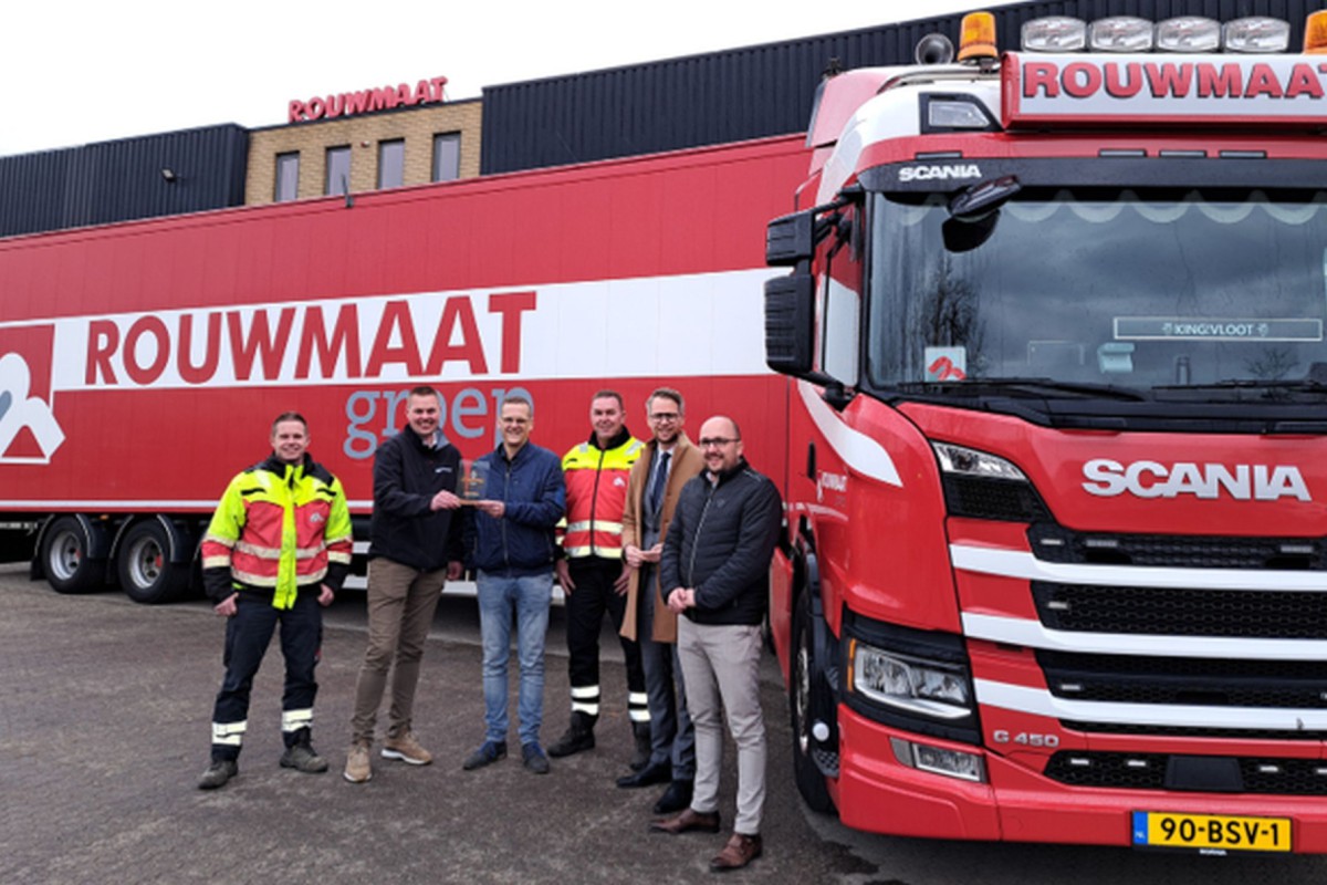 scania award vrachtwagen medewerkers Jannes Lankamp Maarten Neijenhuis Bob Rouwmaat Jeroen Joling Rouwmaat Groenlo