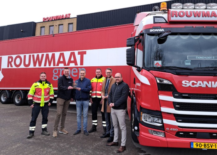 scania award vrachtwagen medewerkers Jannes Lankamp Maarten Neijenhuis Bob Rouwmaat Jeroen Joling Rouwmaat Groenlo