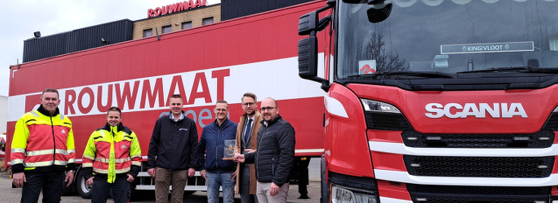 scania award vrachtwagen medewerkers Jannes Lankamp Maarten Neijenhuis Bob Rouwmaat Jeroen Joling Rouwmaat Groenlo