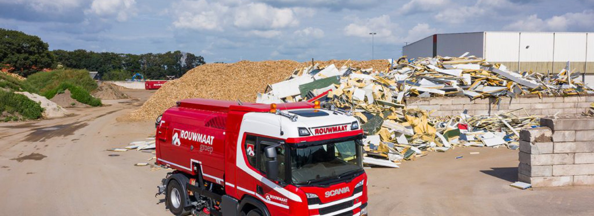 vrachtwagen veegwagen rouwmaat