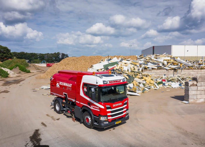 vrachtwagen veegwagen rouwmaat