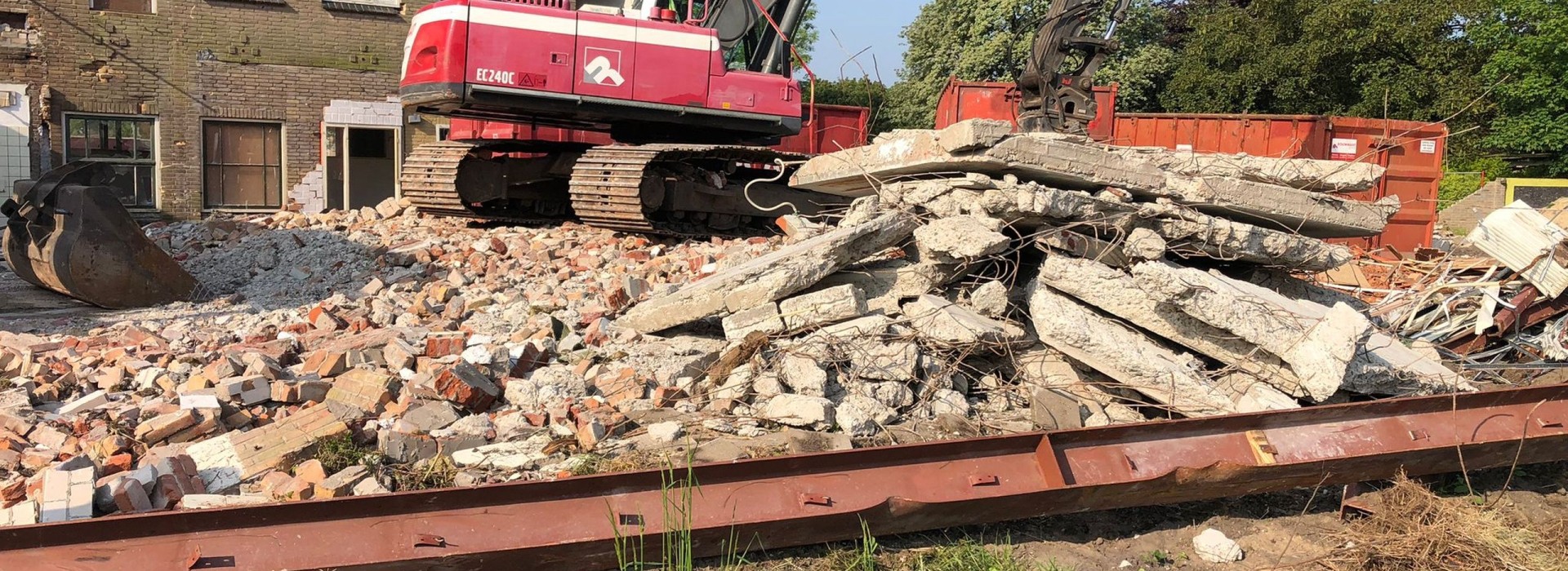 project sloop kraan gww steenfabriek mavo Eerbeek Rouwmaat